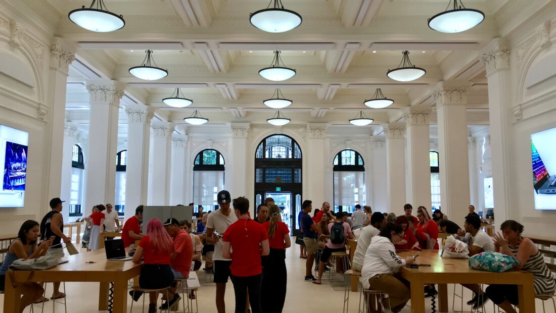 Apple Store interior